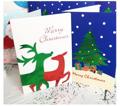 China China Factory Directly A5 Thank You Card Christmas Greeting Card With Custom Design for sale