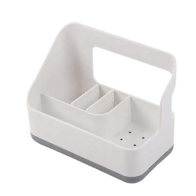 China Contemporary Wall Mounted Kitchen Bathroom Sink Sink Storage Sponge Rack Drain Rack Plastic Sponge Cloth Drain Holder for sale