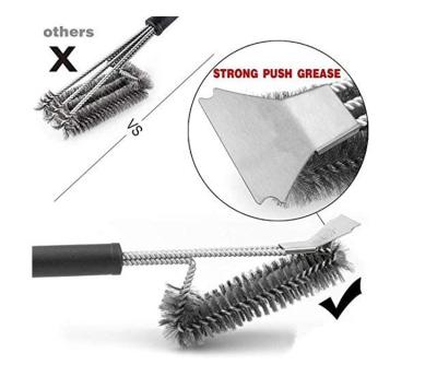 China Easily Cleaned From Latest Packing Designs Customized Barbecue Grill Brush And Scraper Wholesale for sale