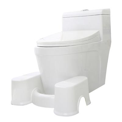 China High Quality Detachable Detachable Plastic Toilet Stool Durable Non Slip Potty Squat Stool For Bathroom for sale