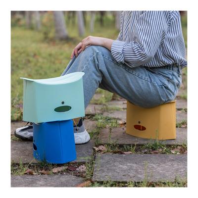 China Camping Foldable Portable Ultralight Series Folding Picnic Fishing Chair Paper Folding Plastic Outdoor Stool for sale