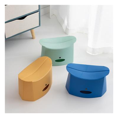 China Factory Wholesale Price Household Folding Foldable Portable Plastic Stool Multifunctional Using Foldable Stool for sale