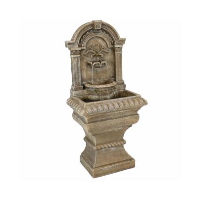 China 2022 Modern Outdoor Morden Garden Yard Waterfall Resin Water Fountain Fountain for sale