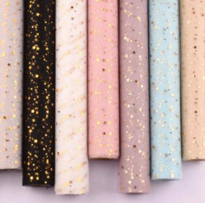 China 48cm x 5yards/Roll Beautiful Colorful Star Moon Soft Lace Mesh Wrapping Paper Flower Bouquet Florist Supplies DIY Decor Valentine's Day Gift Wrap for sale