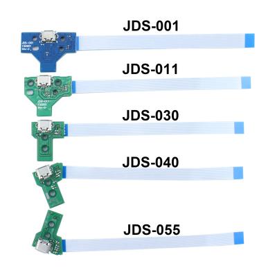 China RTS Socket Port Filler Board For PS4 Pro Slim Controller JDS 001 011 030 040 055 With 12 14 Pin Power Cable Filler Socket With Power Cable For PS4 for sale