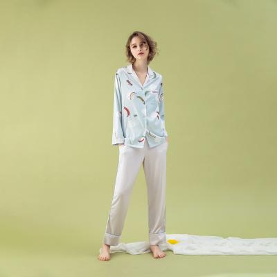 China Super Good Quality QUICK DRY Printed Designer Delicacy Pajamas Set For Women for sale