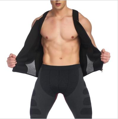 China Breathable Neoprene Mens Sauna Sweat Vest Waist Trainer Corset Mens Slimming Corset Body Shaper for sale