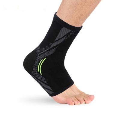 China Durable Custom Unisex Gym Ankle Brace Compression Support Elastic Sleeve for sale