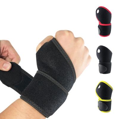 China Custom Made High Quality Fitness Palm Hand Wrist Support Adjustable Brace Wraps Weight Lifting for sale