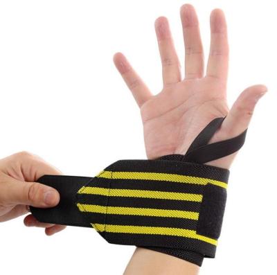 China Adjustable good quality elastic wrist support, wrist lifter for weightlifting sports for sale