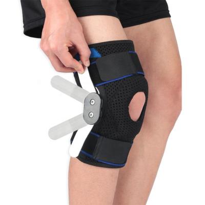 China Provides compression for weak or over stressed knees. Neoprene Rodilleras New Design Hinged Magnetic Knee Brace for sale