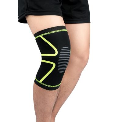 China Provides compression for weak or over stressed knees. Adjustable Elastic Sport Strap Knee Stabilizer Support Power Brace Protector for sale