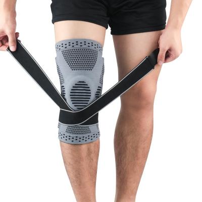 China Provides compression for weak or over stressed knees. Compression Collision Avoidance Bicycle Elbow Knee Brace Knitting Pads for sale