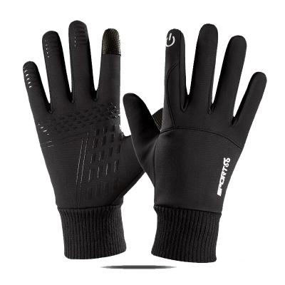 China Cool And Shape Safety Wholesale Winter Touch Screen Warm Cycling Running Gloves for sale