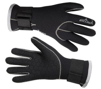 China Keep Warm Custom Logo 3MM Stitched Neoprene Full Finger Water Sport Diving Gloves With Best Price for sale