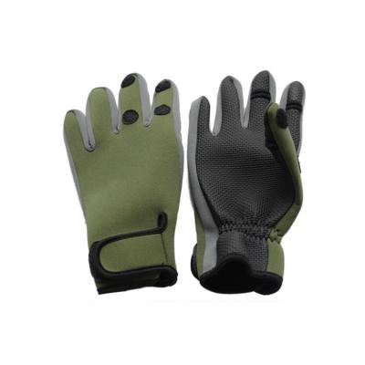 China Keep Warm Keep Warm Non-Slip Waterproof Custom Neoprene Fishing Gloves for sale