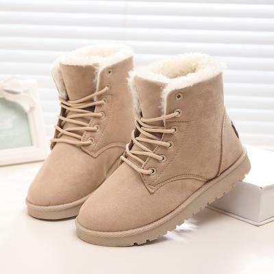 China Dr. Martins Ankle Boots Warm Snow Boots Women's Large Size Anti-slippery Boots Winter Snow Boots Plush for sale