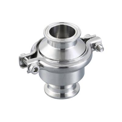 China General Sanitary Spring 304 316L Flange Stainless Steel Food Grade Check Valve 40mm for sale