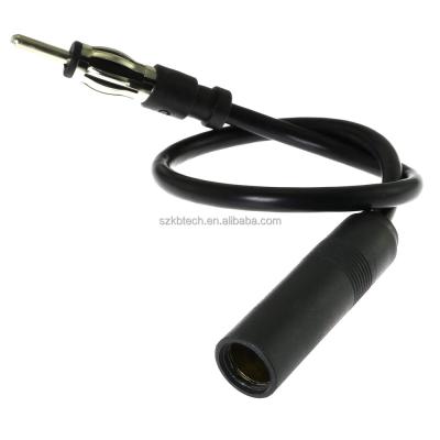 China PVC+copper auto antenna male to female extension cable for vehicle car AM/FM radio for sale