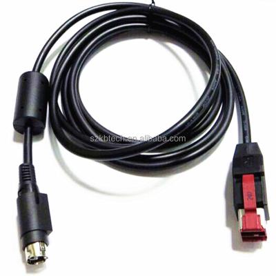 China FOR IBM printer 2M power 24V usb hosiden power 3p din cable for IBM POS keyboard for sale