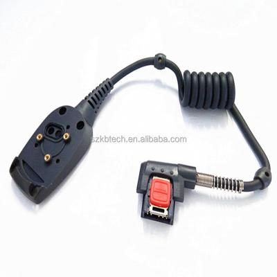 China Symbol WT4090 RS409 9 Pin Coiled PU Jacket Barcode Scanner Accessories Symbol WT4090 RS409 Cable for sale