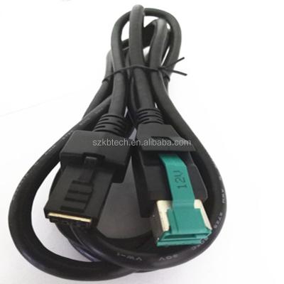 China For Retail IBM Printer 2M Black 12V USB to 2x4 Pin Powered USB Cable for IBM Printer and POS System for sale