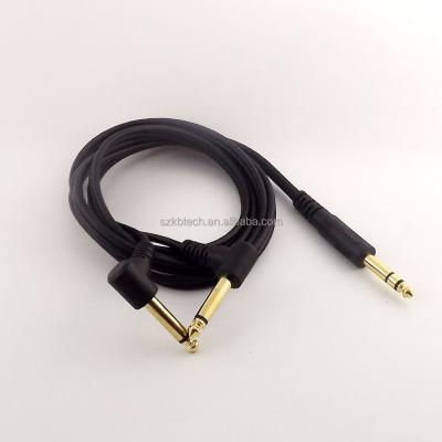 China Microphone 6.35mm Plug Stereo TRS To 2x 1/4