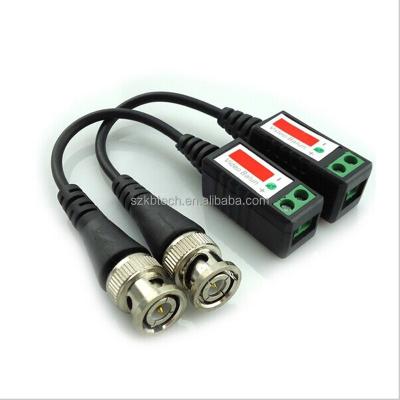 China CAT 5 Camera CCTV BNC Balanced Transformer Coax Coaxial Video Data Transmission Transceiver Adapter Transmitter Link Cable for sale