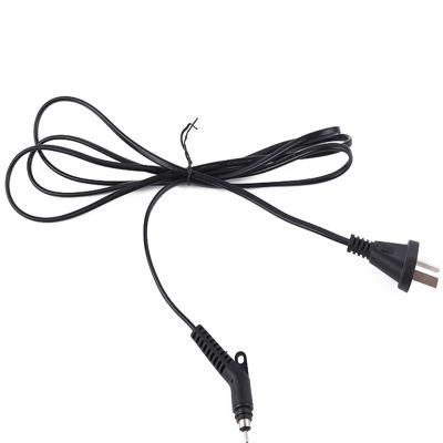 China Consumer Electronics 2PIN Plug AC Power Cord Cable for Hair Straightener Hair Dryer Hair Trimer Flat Iron for sale