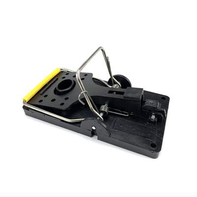 China Disposable Durable Black Plastic Humane Mouse Trap Quick Snap Rat Traps for sale