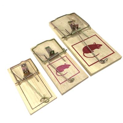 China Disposable Rodent Mouse Trap Board Disposable Wooden Rat Trap for sale