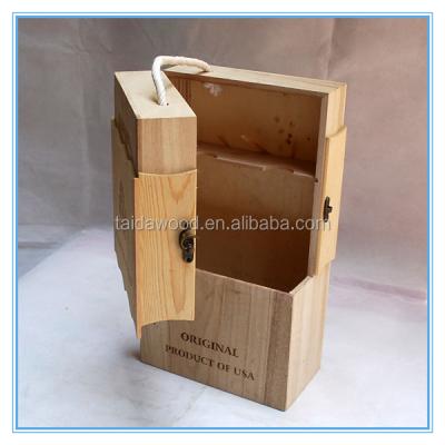 China China Wine Box Wooden Wine Crates Used Wine Wooden Crates for sale