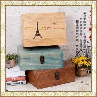 China Handmade High Quality Original Color Gift Essential Oil Wooden Box With Carve Logo for sale