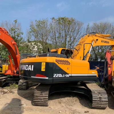 China Hot Selling 2023 Easy Operation Excavator Used Korea Hyundai Excavator Digger Machine 220LC-9 For Sale for sale