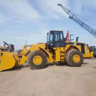 China Construction machinery used CAT 980G loader for sale CAT 966h 966g 966k 966m front wheel loader for sale