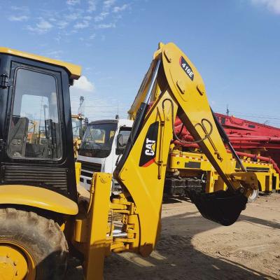 China Contruction 4x4 Wheel Backhoe Loader Machinery Used Backhoe Cat 416E 420F 420F2 For Sale for sale