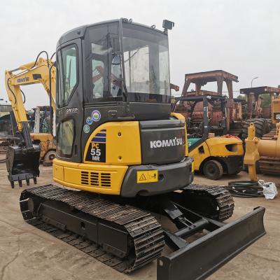 China Earthmoving excavator Japan Excavator Factory of Mini Excavator 3 Ton Mini Excavator Komatsu PC55 Machinery for sale