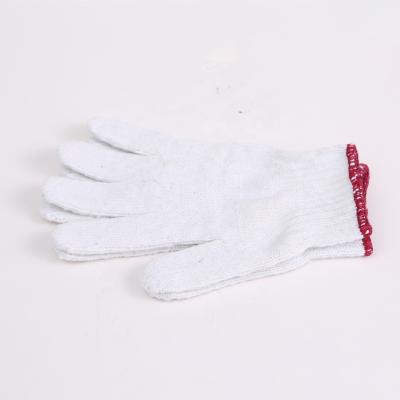 China Customized Cotton/Polyester Work Gloves for Industrial Protection Length 19-24cm for sale