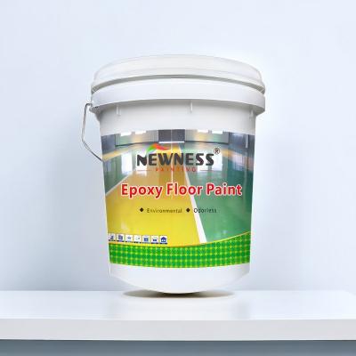 China Epoxyvloercoating op waterbasis in kleurbasis op kleurgrafiek voor industriële garages Te koop