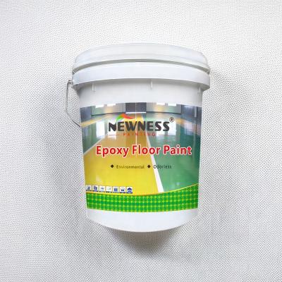 Chine Satin résistant à l'humidité 100% peinture de sol époxy solide pour garage entrepôt et bureau à vendre