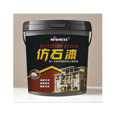 China MF Tio2 Pintura de textura de pared seca para aislamiento térmico y pared de piedra resistente a las intemperie en venta