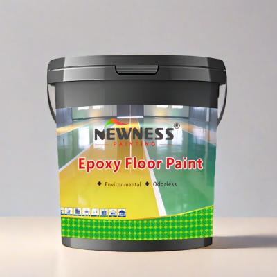 China Foshan NEWNESS Epoxy zelfnivellerende vloerverf CAS nr. 24969-06-0 Dikke filmdikte Te koop