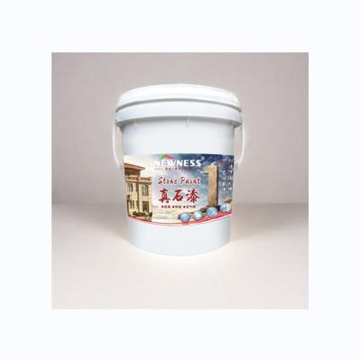 China NEWNESS Direct Supply Rock Effect Outside Wall stone Paint in Brush Application Method for sale