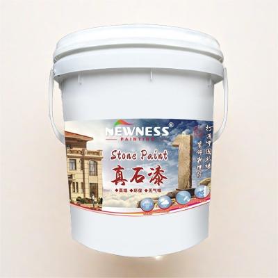 China Exterior Wall Coating with Natural Stone Paint Decorative House Painting Solution for sale