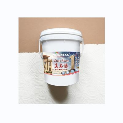 China Exterior Granite Stucco Stone Paint 5000 Scrub Resistance 250 Hours Aging Resistance for sale