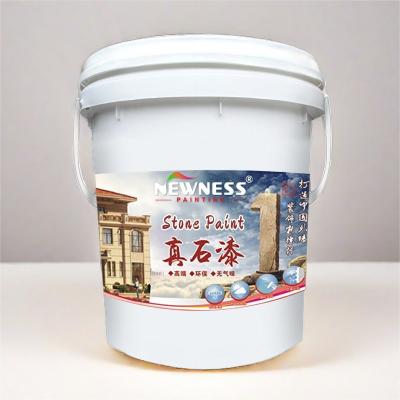 China Pinturas asiáticas de primeira qualidade Eco-friendly Spray Stone Paint Resistência ao envelhecimento 250 horas à venda