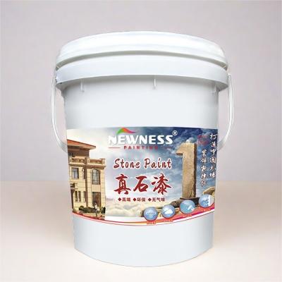 China 20 kg/BUCKET Textuurverf van natuursteen met hoge hechting voor buitenwandverf Te koop