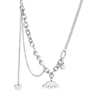 China Luxury CLASSIC Titanium Stainless Steel Chain Necklace for sale