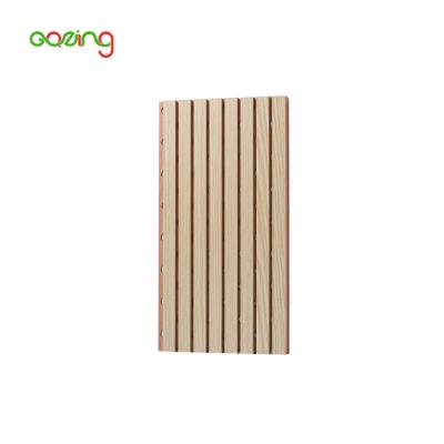 China Modern MDF Wood Slat Sound Absorbing Wall Materials Sound-Absorbing Acoustic Panel for sale