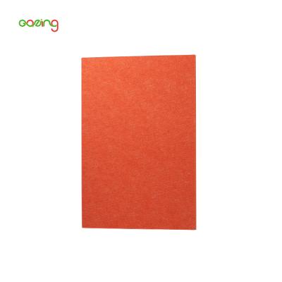 China Modern Sound Absorbing 100% Polyester Fiber Deadening Pet Felt KTV Acoustic Panel for sale